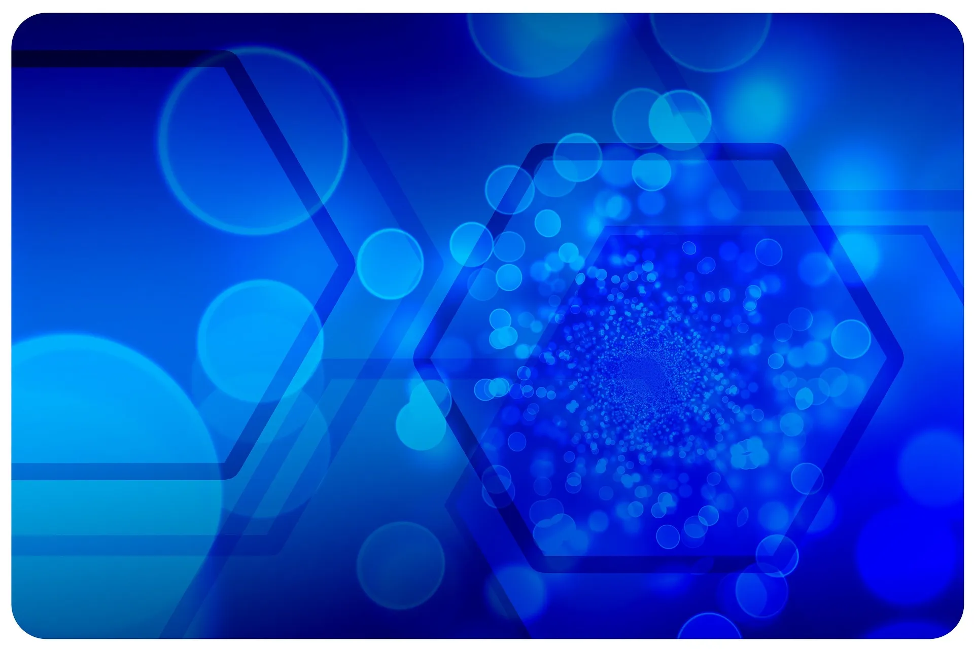 Abstract geometric pattern representing software implementation.