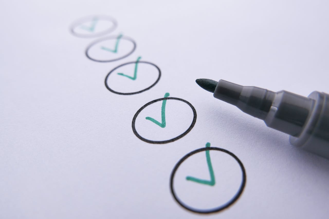 checked items in a list